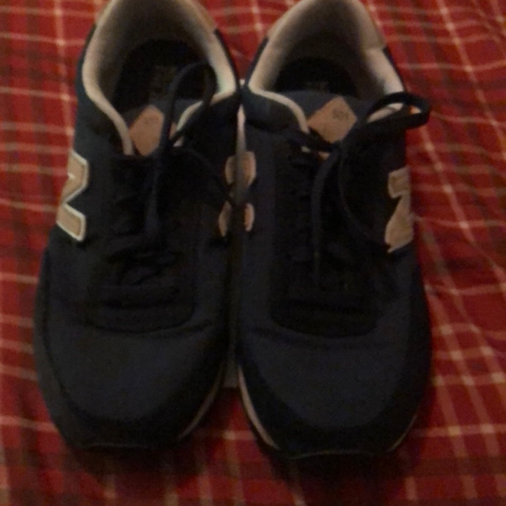 Blue and Beige New Balance